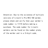 10 ft MIG Gun Replacement w/ Bonus Kit fit Lincoln Pro MIG 180 ProMig 11175 Welder